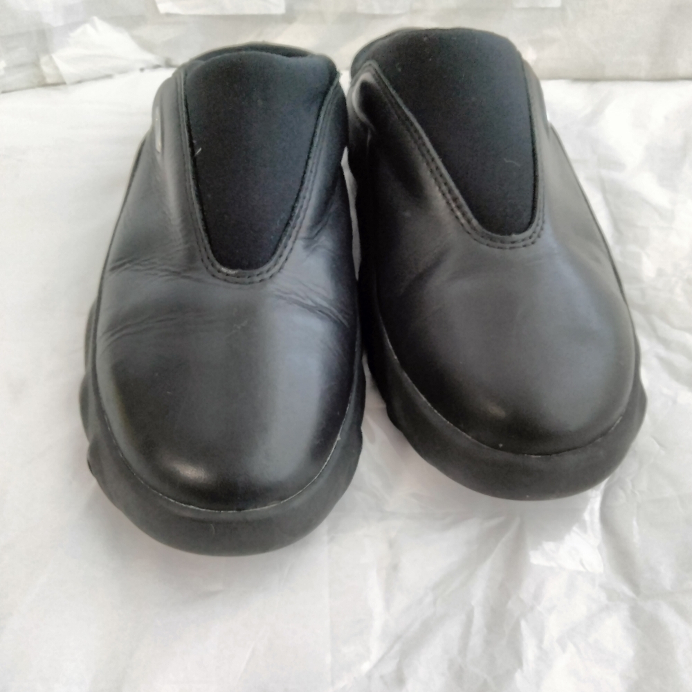 Vtg Oakley Bobbie Black Clogs Leather Womens 8.5 Rare - Picture 15 of 16